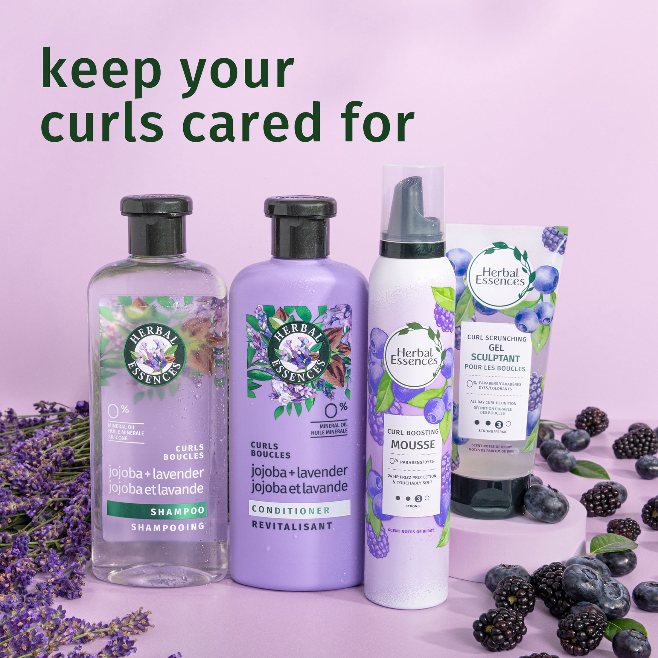 Herbal Essences Curl Boosting Mousse, All Day Hold, Frizz Control, 6.8 fl oz
