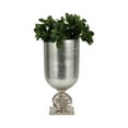 thumbnail image 3 of Sagebrook Home Aluminum and Glass Decorative Vase - Enhance Your Space, 3 of 11
