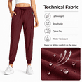 thumbnail image 4 of YAPPO Women's Cargo Jogger Pants Lightweight Quick Dry Hiking Pants with 5 Pockets, Water Resistant UPF 50+ Travel Athletic Pants, 4 of 8