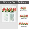 thumbnail image 6 of Watermelon Valance Curtain for Kitchen Summer Cute Cartoon Watercolor Fruit Window Valance for Living Room Bedroom, Kitchen Valance Rod Pocket Window Decor Curtain 54 by 18 in, 1 Panel, 6 of 6