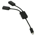2X USB Host Cable,USB Male to 2X Type A Dual USB Female OTG Adapter