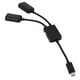 thumbnail image 4 of 2X Micro-USB Cable de Host, Micro-USB Macho A 2X Tipo A Doble USB Hembra Adaptador Otg Hub Convertidor para Android Tableta Pc Y TeléFono Inteligente Negro, 4 of 5