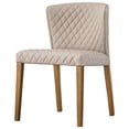 thumbnail image 5 of New Pacific Direct Albie 20" Fabric Dining Side Chair in Brown (Set of 2), 5 of 9