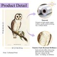 thumbnail image 4 of Eastern Print Vintage Owl Art Print, Birds of Australia Poster, Antique Owl Illustration, Hand-Drawn Wall Art, Modern Decor, Size 12x18 UNFRAMED, 4 of 5