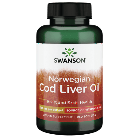 Swanson Cod Liver Oil 1250 Iu A/135 Iu D 250 Sgels