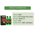 Siso Colored Fruit Vinegar Hair Dye, Ammonia Free Natural Black