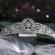 thumbnail image 4 of 1 corona de novia con diamantes de imitación para boda (plata), 4 of 6