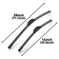thumbnail image 2 of Windshield Wiper Blades 28"+14" Replacement for Hyundai Elantra 2011-2016, Hyundai Elantra GT 2013-2020, 2 of 9