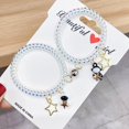 thumbnail image 1 of Sanrio Anime My Melody Kuromi linda pareja de dibujos animados pulsera imán bola mano hombres mujeres regalo niñas Kawaii banda de goma regalos Juguetes Dengxun unisex, 1 of 2
