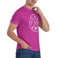 thumbnail image 5 of Pacific North West Mountain Men'S Basic Short Sleeve T-Shirt Fuchusia X-Large, 5 of 5