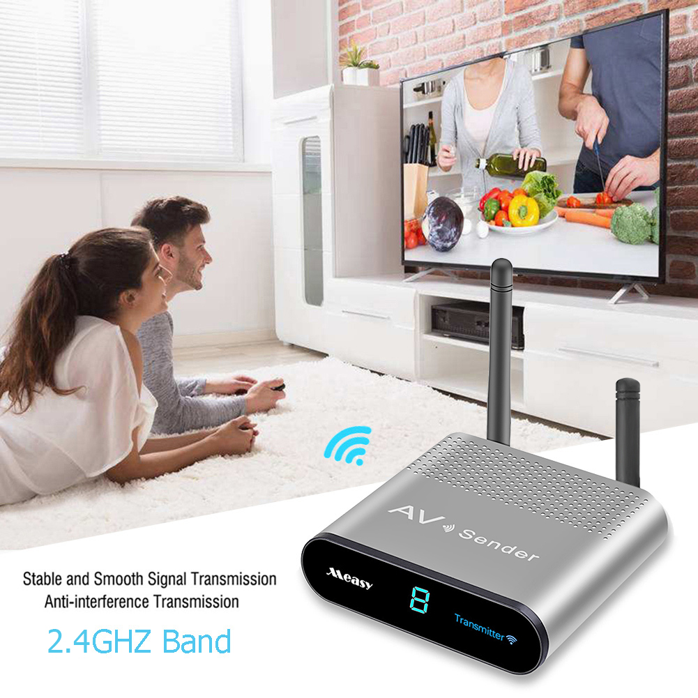 Galexbit AV220 2.4GHz 200M Wireless AV Sender Transmitter Receiver up to 660feet RCA Galexbit AV220 2.4GHz 200M Wireless AV Sender Transmitter Receiver up to 660feet RCA