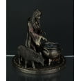 thumbnail image 2 of Veronese Ceridwen - Celtic Goddess of Knowledge with Cauldron Statue, 2 of 4