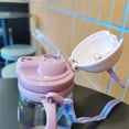 thumbnail image 3 of Botella de agua HUOGUO Cartoon Animal Children Straw 370ml, 3 of 5