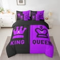 thumbnail image 2 of Castle Fairy 7-Piece Crown Valentine King Bedding Comforter Set, 2 of 8
