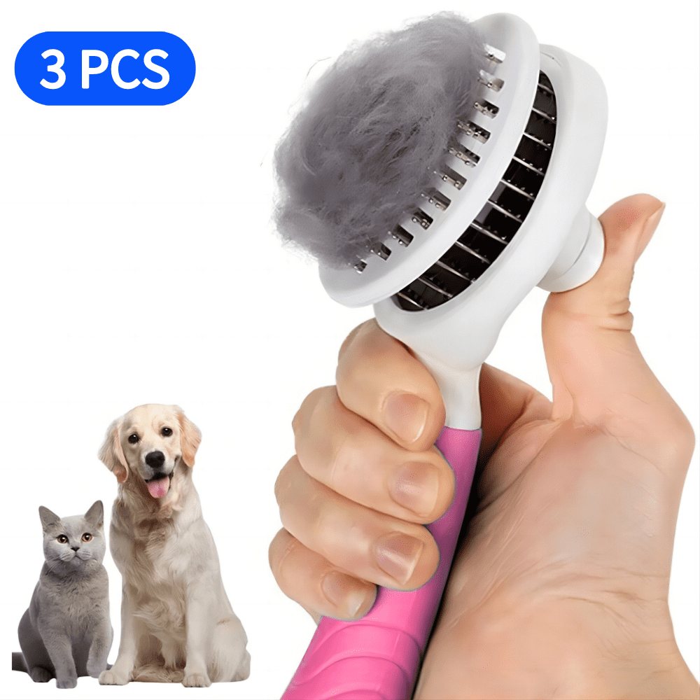 3PCS Cat Brush for Shedding, Cat Brushes for Indoor Cats, Cat Brush for