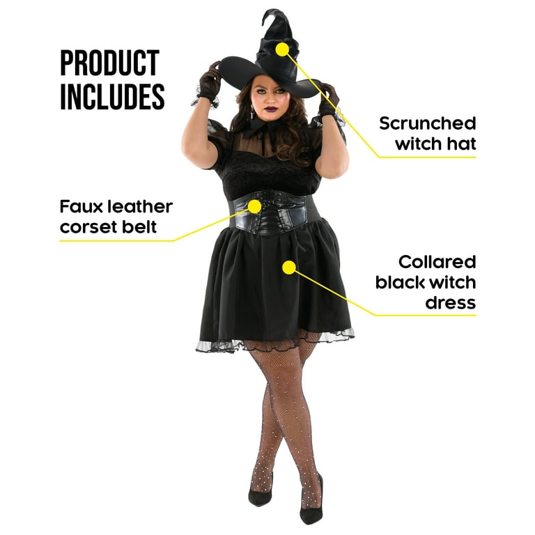 Morph Witch Costume for Women - Adult Witch Costume for Halloween Morph Witch Costume for Women - Adult Witch Costume for Halloween