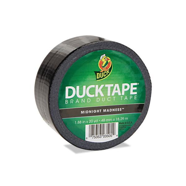 Colored Duct Tape, 3' Core, 1.88' X 20 Yds, Black