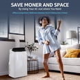thumbnail image 5 of Air Conditioner, 14000BTU Portable Air Conditioner With 24H Energy Save Timer, Cooling, Dehumidify, 3-Speed Fan, Suitable For Rooms Between 500-700 sqft, 5 of 6