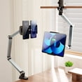 thumbnail image 2 of Clamp Styles Desktop Tablets Phone Mount Featuring 360 Rotations Ball Head and Foldable Design for Stable, 2 of 10