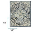 thumbnail image 3 of Livabliss Area Rugs for Living Room, 8x10 Murat Traditional Ink Blue Rug, Bedroom Dining Room Home Decor Stain Resistant Carpet (7'10" x 10'), 3 of 8