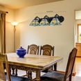 thumbnail image 6 of Miumaeov 3-Light Wall Sconce Vintage Wall Lamp Fixture with Stained Glass Shade for Kitchen Island Bedroom, 6 of 16