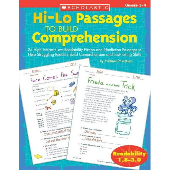 Hi-Lo Passages to Build Comprehension Hi-Lo Passages to Build Comprehension: Grades 3-4, (Paperback)