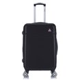 thumbnail image 5 of InUSA Hardside Luggage Set with Spinner Wheel, Avila Collection Travel Suitcases with TSA Lock and Ergonomic GEL Handle, Black, 3 Piece Set (20/24/28), 5 of 14