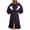 Purple, variant on Womens Maxi Dresses Off Shoulder Ruffle Lace Up Bell Sleeve High Low Gothic Halloween Party Dresses