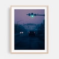 thumbnail image 2 of Driving through Anchorage - Anchorage Alaska Photography Foggy Cityscape Moody Street Photography Winter Nightlife Car Unframed Wall Art Print 18 x 24 inches, 2 of 4