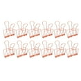 thumbnail image 4 of Wire Binder Clips, Paper Clamps Strong Clamping Widely Used 30Pcs  For Home Gold,Rose Gold,Purple, 4 of 8