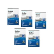 Boston ADVANCE Formula Contact Lens Solution Travel Pack – Complete Contact Lens Cleaning and Care Kit for Rigid Gas Permeable Lenses – from Bausch + Lomb, Pack of 5