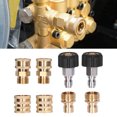 thumbnail image 4 of Quick Disconnect Kit, Corrosion-resistant Maximum 5000 PSI Pressure Washer Coupler Brass  For Professional Use For Industry, 4 of 8