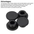 thumbnail image 3 of Uxcell 4pcs Tapones de Silicona en Forma de T 26mm 1 pulgada Tapón de Agujero de Sellado Redondo de Goma, 3 of 6