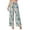 Pink Blue, variant on Valcatch Women Wide Leg Pants High Waisted Palazzo Pants Beach Work Casual Flowy Tie Knot Trousers with Pockets