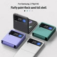 thumbnail image 1 of Fluff Paint Sandstone Texture Hinge Protection Phone Case Compatible With Samsung Galaxy Z Flip 4, 1 of 3