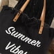 thumbnail image 3 of Bolso Lona Gran Capacidad Con Letras Bordadas Bolso Mano Bolso Mujer Bolso Playa Tejido, 3 of 8