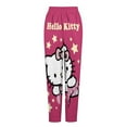 thumbnail image 2 of Hello Kitty Womens Comfy Pajama PJ Pants Lounge Pants Sleepwear Drawstring PJ Bottoms Pants, 2 of 7