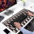 thumbnail image 2 of Long Mouse Pads for Desk,Black White Geometric Pattern Desk Mats on Top Of Desks, Desk Mouse Pad Extra Large with 3mm Non-Slip Base and Stitched Edge for Gaming,Office,Work,Home 31.5"x15.7", 2 of 6