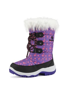 Kids Snow Boots Purple Walmart Com