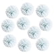 thumbnail image 2 of 10 cabezas de flores de crisantemo artificiales para diadema de boda, ramo de bricolaje Gris azul claro, 2 of 9
