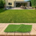 thumbnail image 3 of Artificial Grass Outdoor Gardening Turf Lawn Synthetic Fake Grass Carpetfaux Micro-landscape DIY Flocking Rug 15/30/50cm, 3 of 6