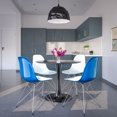 thumbnail image 7 of Home Furniture Cresco Molded 2-Tone Eiffel Side Chair - White Blue, 7 of 7