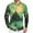 Green_005, variant on Domuza Men's Long Sleeve Shirts Halloween Novelty Spooky Print Button Up Blouse Casual Regular Fit Lapel Dress Shirts for Halloween Party Saffron 2XL