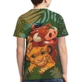 thumbnail image 2 of Kids 3D Graphic Lion King T-Shirts, Novelty Shirts Crewneck Short Sleeve Tees for Youth Boys Girls, 2 of 8