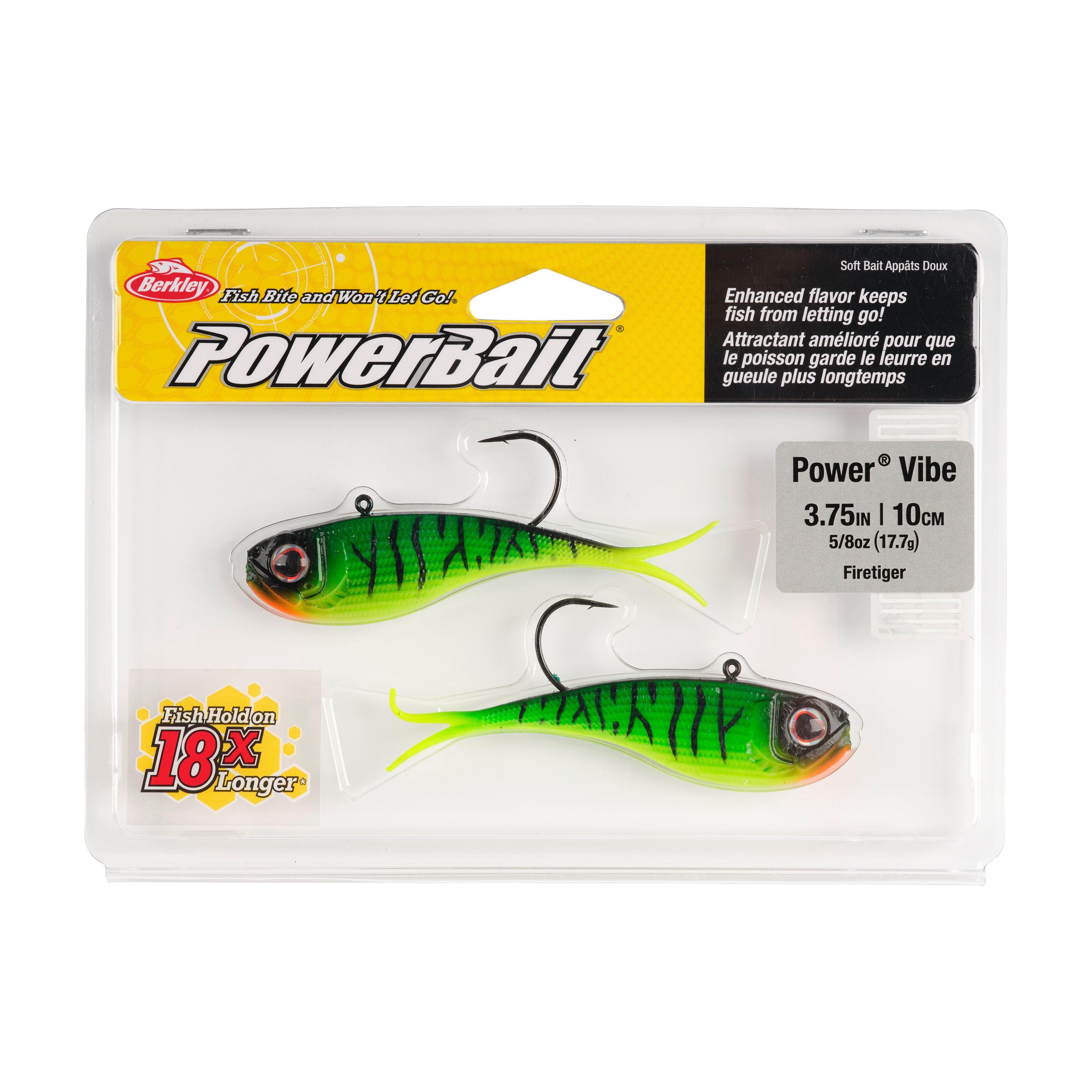 Berkley PowerBait® Power® Vibe, 3.75 in, Firetiger