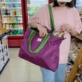 thumbnail image 3 of PENGXIANG Drawstring Anti-slid Handle Shopping Bag Oxford Cloth Practical Large Capacity Shoulder Bag for Daily Use, 3 of 9