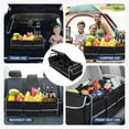 Car Trunk Storage Organizer, 4 in 1 Multi Compartment Collapsible Trunk
