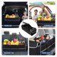 thumbnail image 4 of Organizador de Almacenamiento para Automóvil, Organizador de Maletero de SUV Plegable con Múltiples Compartimentos y Bolsa Aislante a Prueba de Fugas, Correas de Sujeción Ajustables, Cubierta Plegabl, 4 of 8