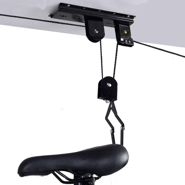 Ascenseur à Vélo Relaxdays Pour Plafond - Support De Rangement Noir, Charge Max 30 Kg
