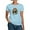 Light Blue, variant on CafePress - Mona Lisa Dog T Shirt - Women's Classic T-Shirt
